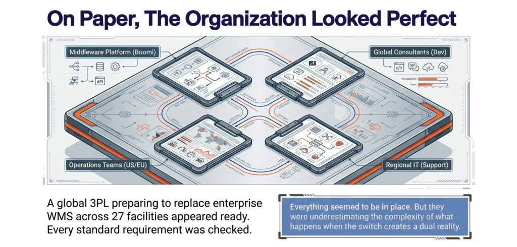 Replacing WMS Across 27 Distribution Centers? The Real Risk Isn’t the WMS – It’s the Integration Architecture