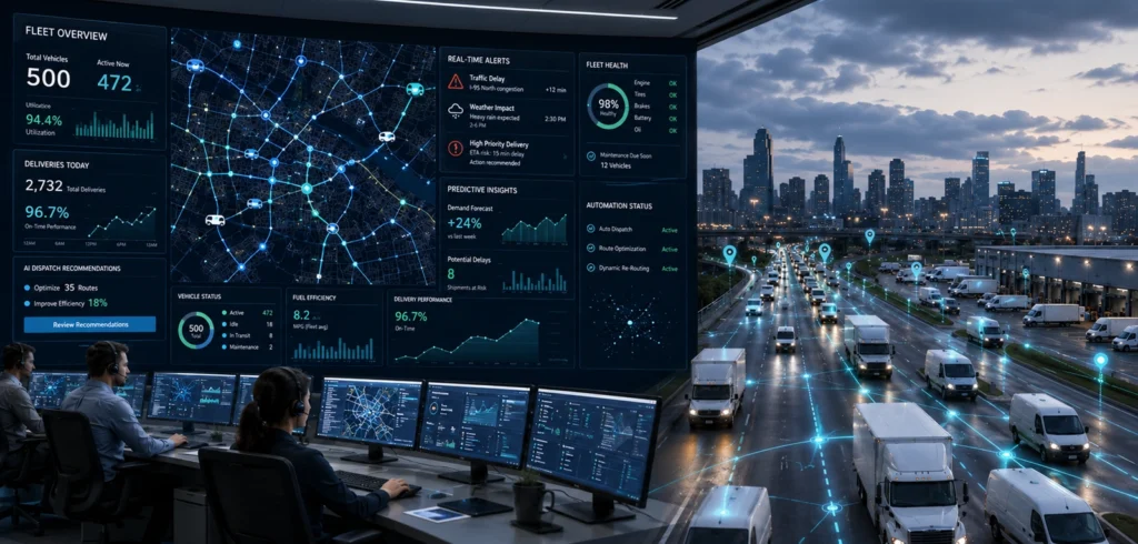 500-Vehicle Fleet Case Study: Intelligent Dispatch Automation Reduced Missed Deliveries by 23%